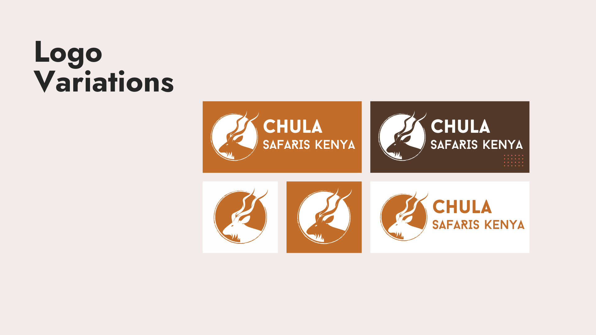 Chula Safaris Kenya website design overview